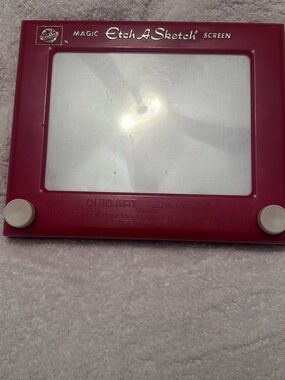 Magic Etch A Sketch Toy - Red Frame